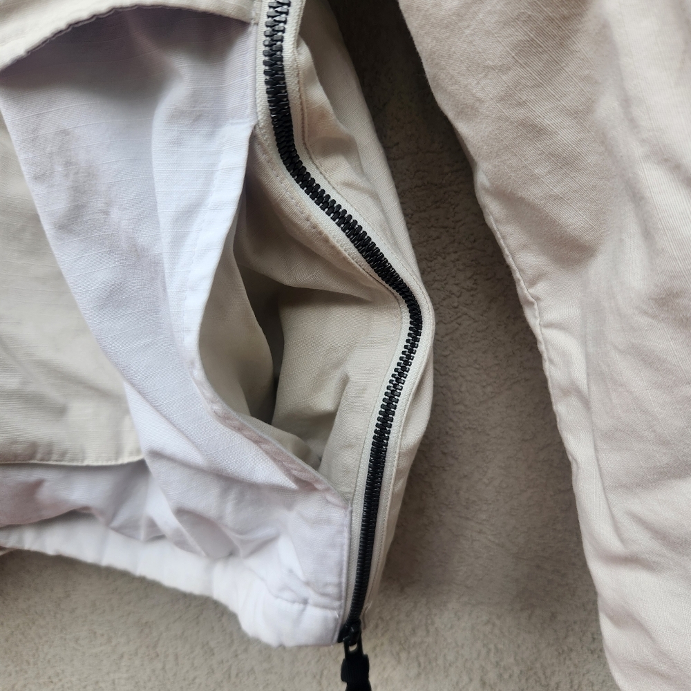 NIKE Air Force Jacket Men's Large White Pullover Half Zip Snowboard Ski Hoodie - Picture 11 of 16